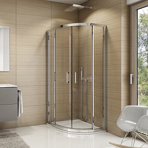 SanSwiss TOP-LINE Čtvrtkruh s dvoukřídlými dveřmi R500 TER501005022