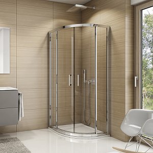 SanSwiss TOP-LINE Čtvrtkruh s dvoukřídlými dveřmi R500 TER50SM20144