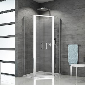 SanSwiss TOP-LINE Boční stěna pro pětiúhelník TOPF5SM10451