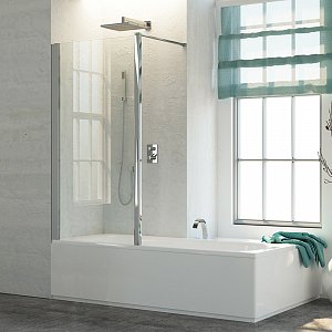 SanSwiss TOP-LINE Stropní nebo stabilizační vzpěra + kotvicí a ukončovací profil BTVK1.01.1500