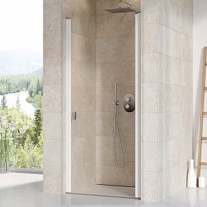 Sprchové dveře Chrome CSD1 - CSD1-80 bílá+Transparent