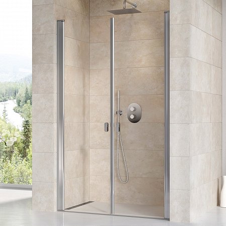 Sprchové dveře Chrome CSDL2 - CSDL2-90 bright alu+Transparent
