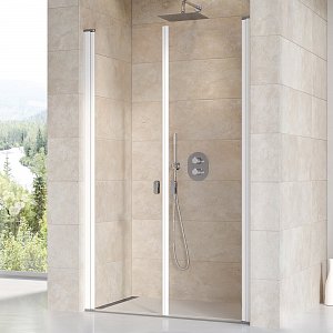 Sprchové dveře Chrome CSDL2 - CSDL2-110 bílá+Transparent