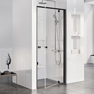 Sprchové dveře Pivot PDOP1 - PDOP1-80 black+Transparent