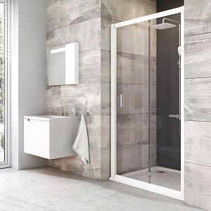 Sprchové dveře Blix BLDP2 - BLDP2-110 bílá+Transparent