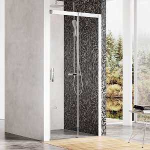 Sprchové dveře Matrix MSD2 - MSD2-100 R bílá+Transparent