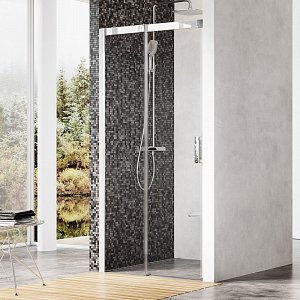 Sprchové dveře Matrix MSD2 - MSD2-110 L bright alu+Transparent
