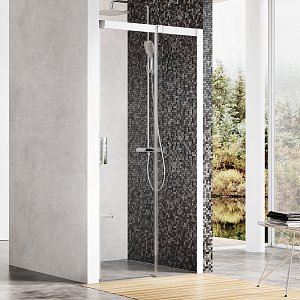 Sprchové dveře Matrix MSD2 - MSD2-110 R bílá+Transparent