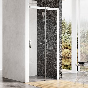 Sprchové dveře Matrix MSD2 - MSD2-120 R bílá+Transparent