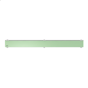 GLASS – Rošt pro liniový podlahový žlab, sklo-zelená